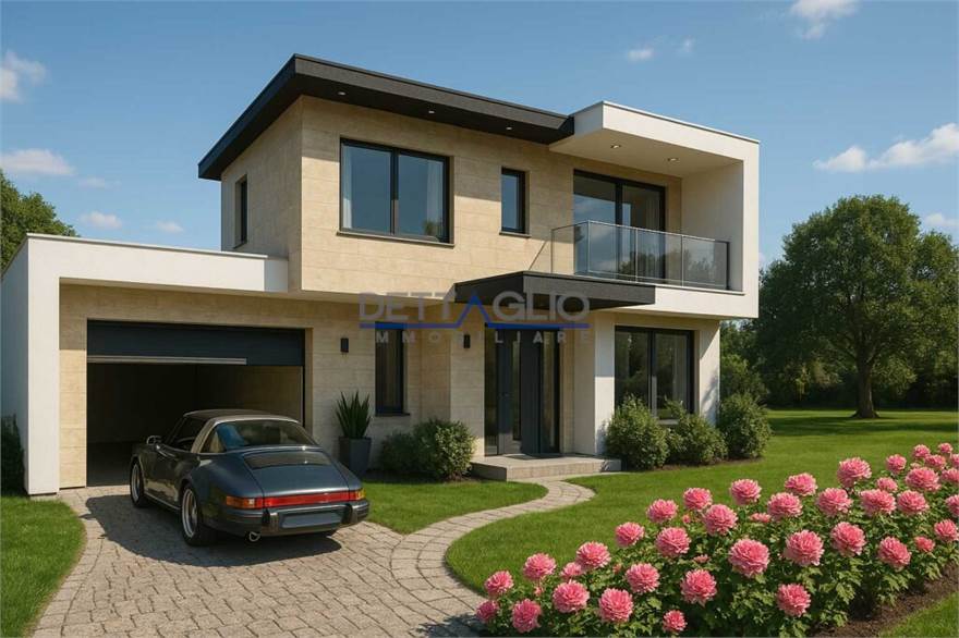 render casa singola due livelli